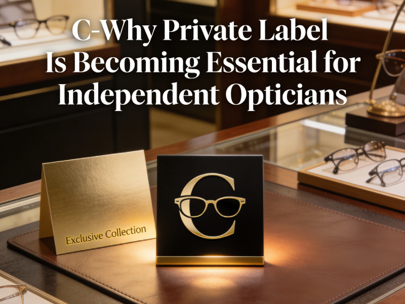Why Private Label Is Becoming Essential for Independent Opticians